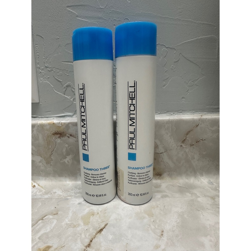 Paul Mitchell Shampoo Three Clarifying‎ 10.14 oz 300ml Removes Chlorine Buildup